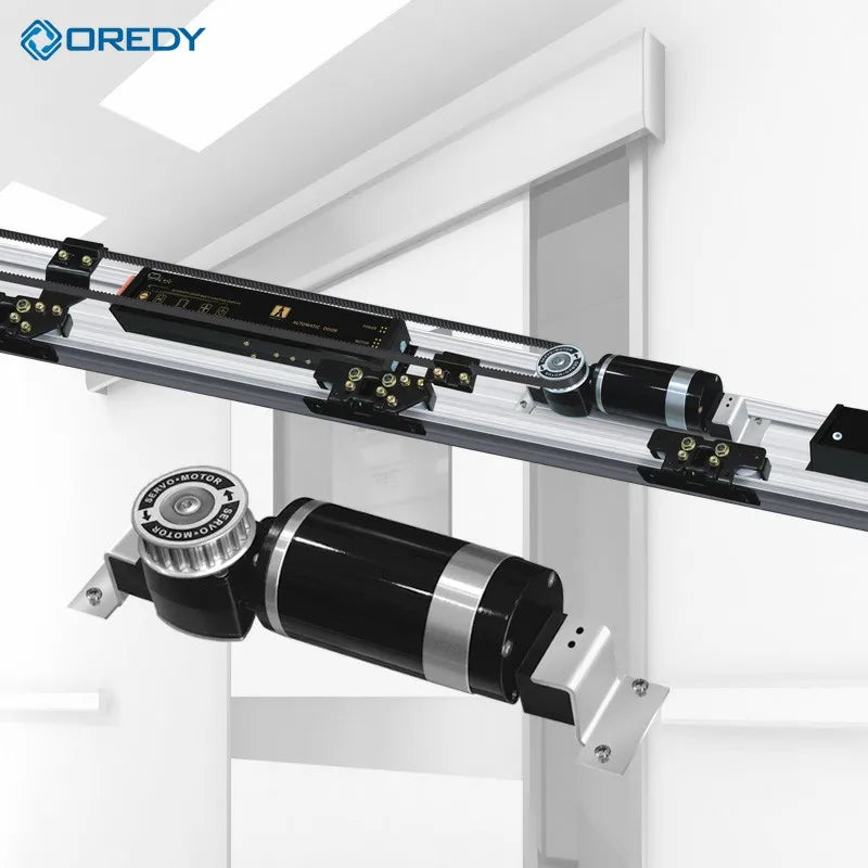 Oredy Large Commercial Microwave Sensor Automatic Sliding Door Opener and Closer Machine Modern Design for Supermarket Use