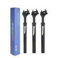 LUNJE L=350mm Bicycle Seatpost 27.2/30.9/31.6mm Double Nails and Double Tracksadjustable Angle Bicycle Seat With Post MegaBDM