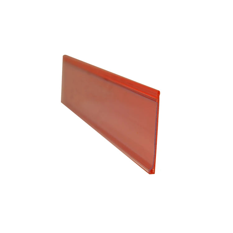 China clear Pvc Extrusion Plastic Strip Extrusion Profile Plastic Strip China DS-1005 for Supermarket Shelf