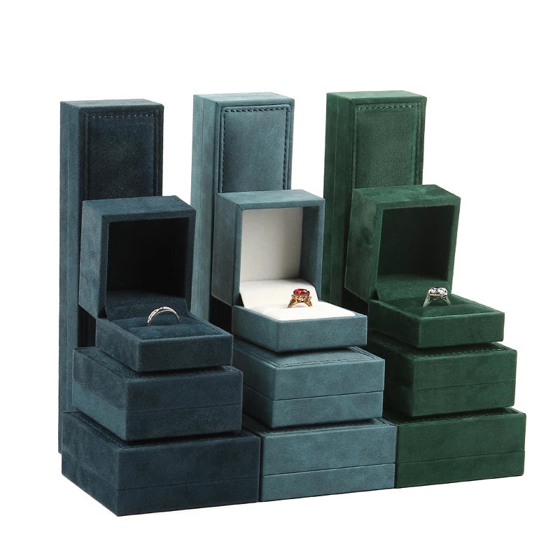 Tongxing Jewellery Display Wholesale Gift Ring Joyeros Velvet Jewelry Box Set Packaging Necklace