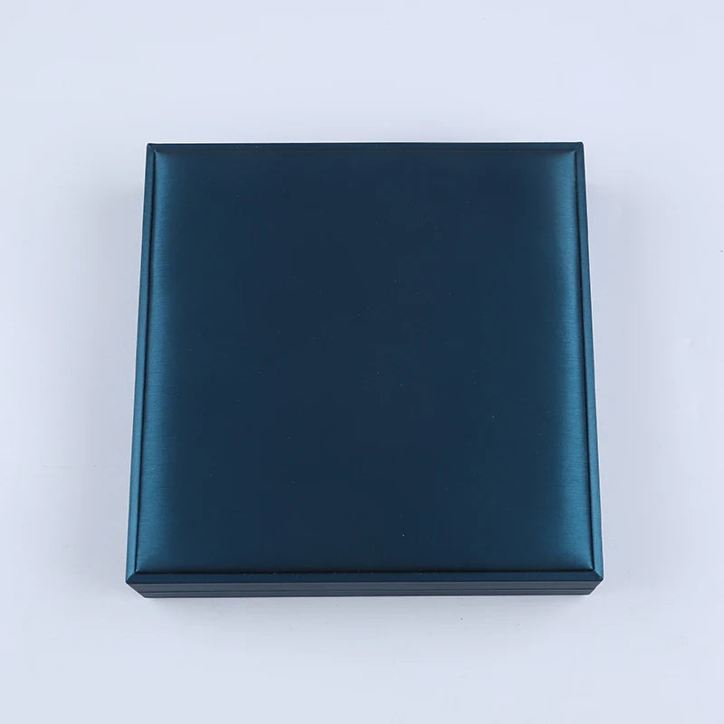 Zhuji New Design Navy Blue Jewelry Necklace Box for Sale