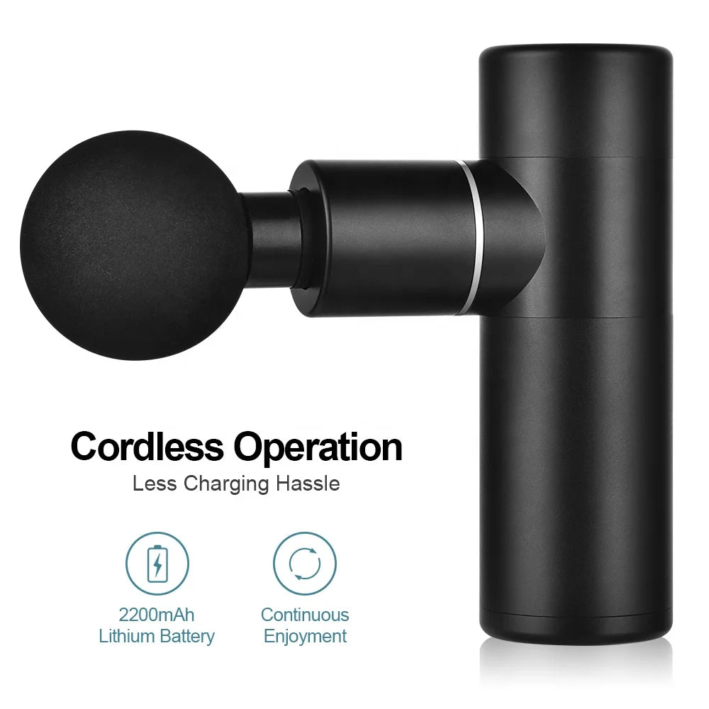 Massager Gun Deep Tissue Percussion Muscle Massage for Pain Relief Super Quiet Portable Neck Back Electric Sport Massager MegaBDM