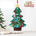 2024 Hot Sale DIY Xmas Kids Gifts Decorations Wall Hanging Felt Christmas Tree Set