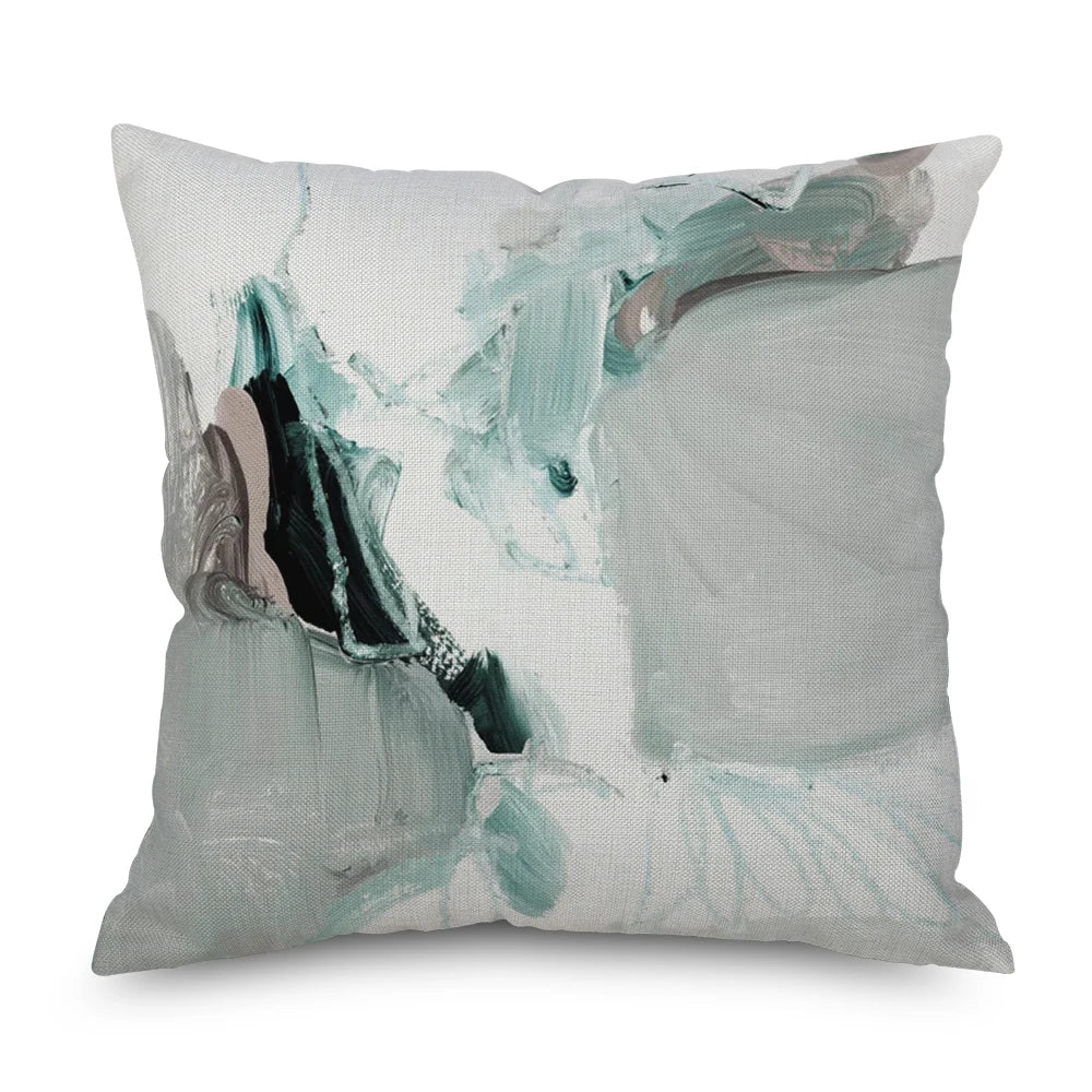 Modern Abstract Throw Pillow Cover Letter Home Decoration Office Cushion Cover