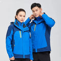 Zipper Windproof and Thermal Jacket Men's and Women's Two-piece Outdoor Jacket Professional Escort Travel Jacket