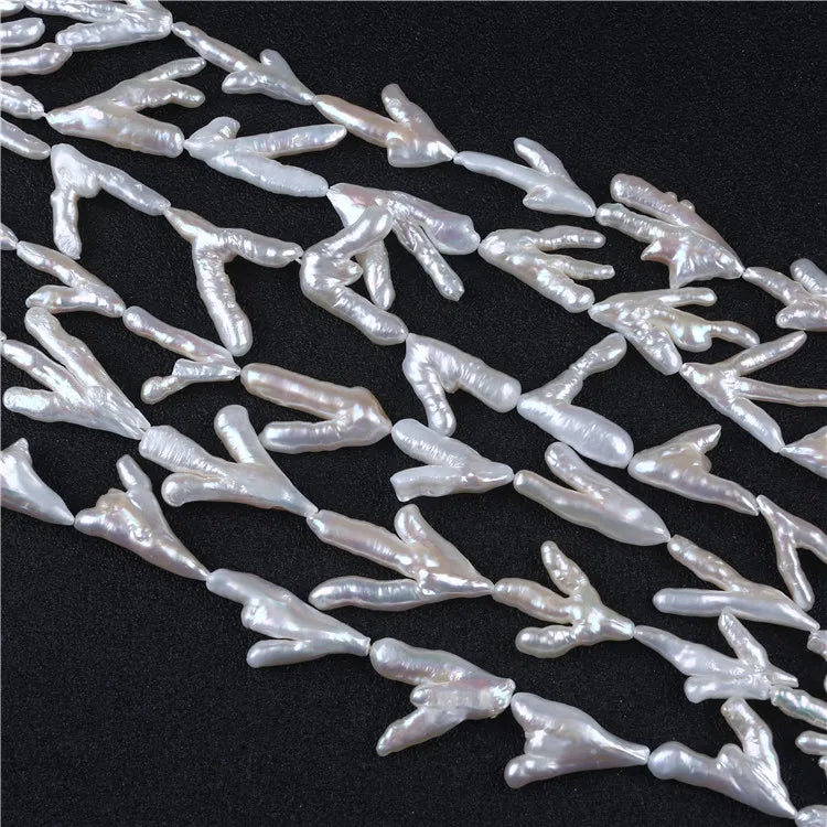Wholesale 30*21mm Irregular Shape Pearl Loose Strands Uesd for Earrings Making