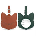 High Quality  Portable Luggage Travel Tags Pu Leather Customize Luggage Tags Portable Travel Accessories Tag