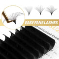 XIUSUZAKI Custom Logo Velvet Eyelash Extensions Volume Lashes C CC D 0.03 0.05 Easy Make Fans Matte Cashmere Lashes Trays