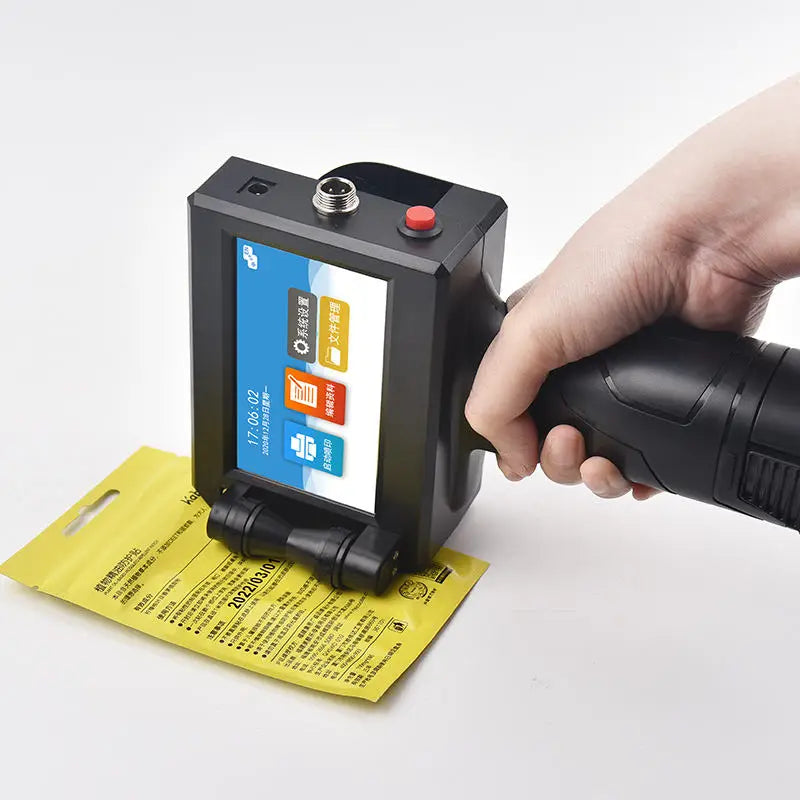 Automatic Expiry Date Code Marking Handed Tij Portable Inkjet Printer of Prima-HH1200 Portable for Plastic Bottle Cheap Factory