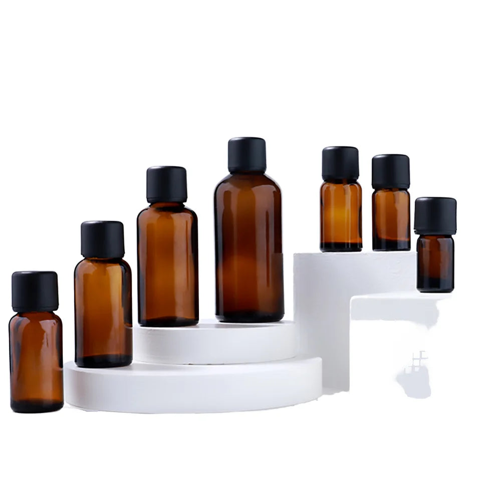 Essential Oil Skin Care Serum Body Beard Hair Packaging 5ml 10ml 30ml 50ml 100ml 200ml Glass Bottles Spray Roller Dropper