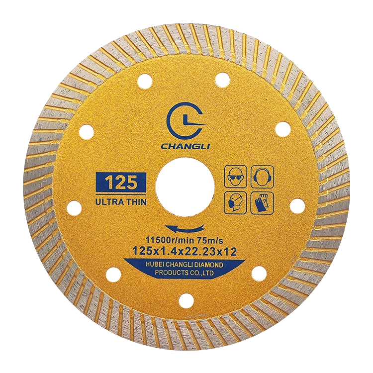 Factory Direct 4.5 Inch Diamond Cutting Disc Blade 125mm extra Thin Diamond Turbo Saw Blade for Tile Marble Porcelain