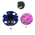 Optical Anti Slip Wrist  Promotion Blank Stock Thin Mouse Mats Computer Game Sublimation Neoprene Round Mouse Pad