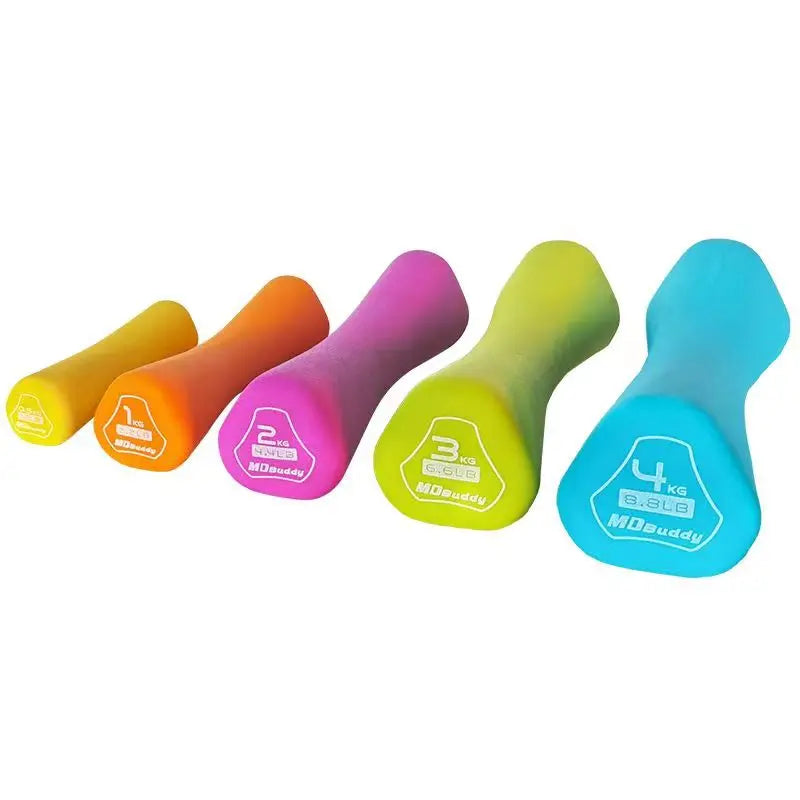 ODM MDBuddy Design Hot SalesHome Triangle Neoprene Dumbbell Set Weights for Women and Kids