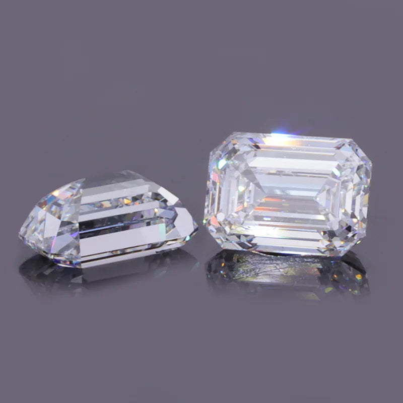 Emerald Cut 10CT Lab Diamond Wholesale Starsgem HPHT CVD DEF Color VVS2 Clarity Fancy Shape IGI Certified Lab Grown Diamonds