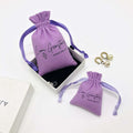 Custom Logo Printed Drawstring Cotton Pouch for Jewelry Necklace Bracelet Packing Reusable Muslin Drawstring  Bag