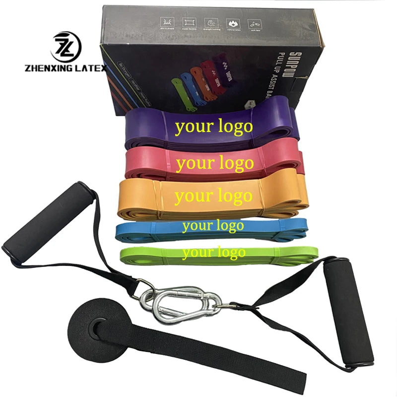 Exercise Resistance Loop Bands Pull up and Strength Bands Pull up Assist Resistance Bands with Custom Exercise Color and logo