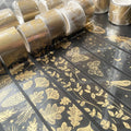 Bronzing Tape Waterproof PET Transparent Hand Account Waship Tape Creative DIY Decorative Material and Paper Tape Stickers