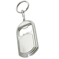 Multi Functional  Metal Key Chains Custom Made Key Ring Holder Bottle Opener  Stainless Steel Keychain with LED  Flashlight