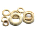 Wooden Rectangular O-Ring Buckle for Garment Accessories Bags Shoes-Nickel-Free Custom Color Options