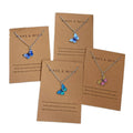 Silver Gold Plated Butterfly Necklace Colorful Enamel Butterfly Statement Pendant Necklace Women Gift Jewelry With Card
