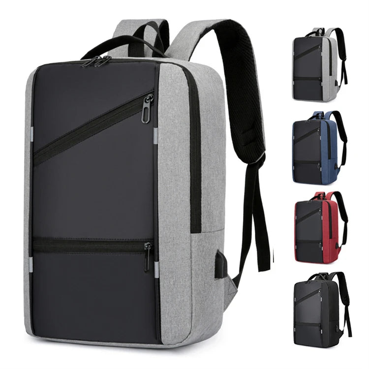 Outdoor Travel Hiking School Selling Custom Designer Men Computer Laptop Bags Backpack with Usb Charge Compartment