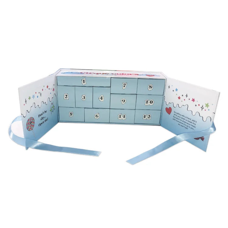 Customized Handmade Double Door Advent Calendar Box
