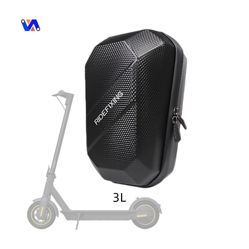 RIDEFIXING Front EVA Waterproof Hard Shell Bike & Electric Scooter Storage Bags 2L 3L Handlebar Saddle Travel Bag