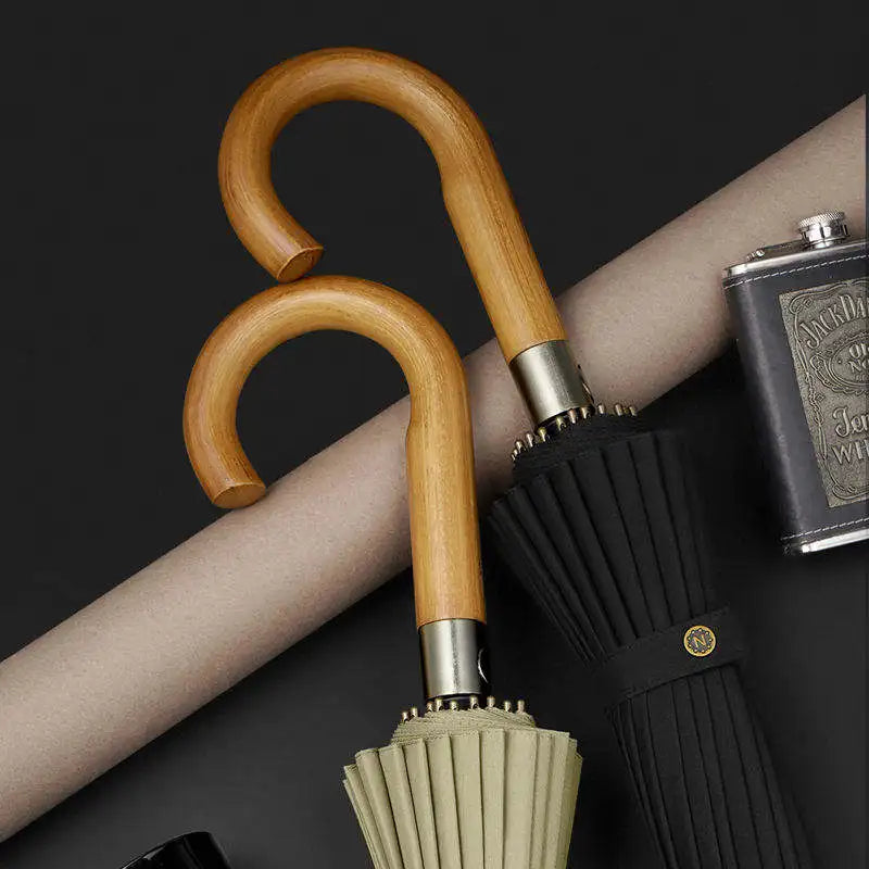 Adjustable Mini Folding Rain Umbrella with Logo Best Straight Capsule Handle Case Economical Option with Customizable Design