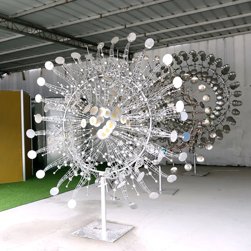 2021stainless Steel  Kinetic Spinners/ Perpetual Kinetic Statue/art Kinetic Sculpture