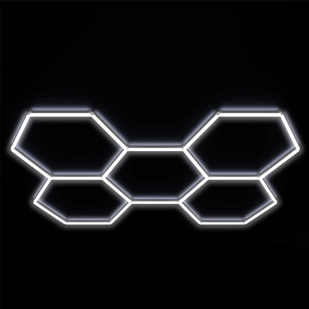 New the Ceiling Led Lights Decor 5 Hex Garage Light Home Gym Work Lighting