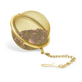 Gold Ball Shape 4.5cm 5.5cm 7cm 9cm Tea Maker Stainless Steel Wire Mesh Stainless Steel Tea Infuser
