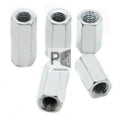 Hexagonal Stud Spacer Pillars M3 M4 M5 M6 PCB Mother Board Standoff Female to Female Zinc-plated Steel Standoff Spacer