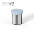 2 Layers 304 Stainless Steel Food Grade Silicone Round Cup Snack Box BPA Free Portable Lunch Box Container with Lid