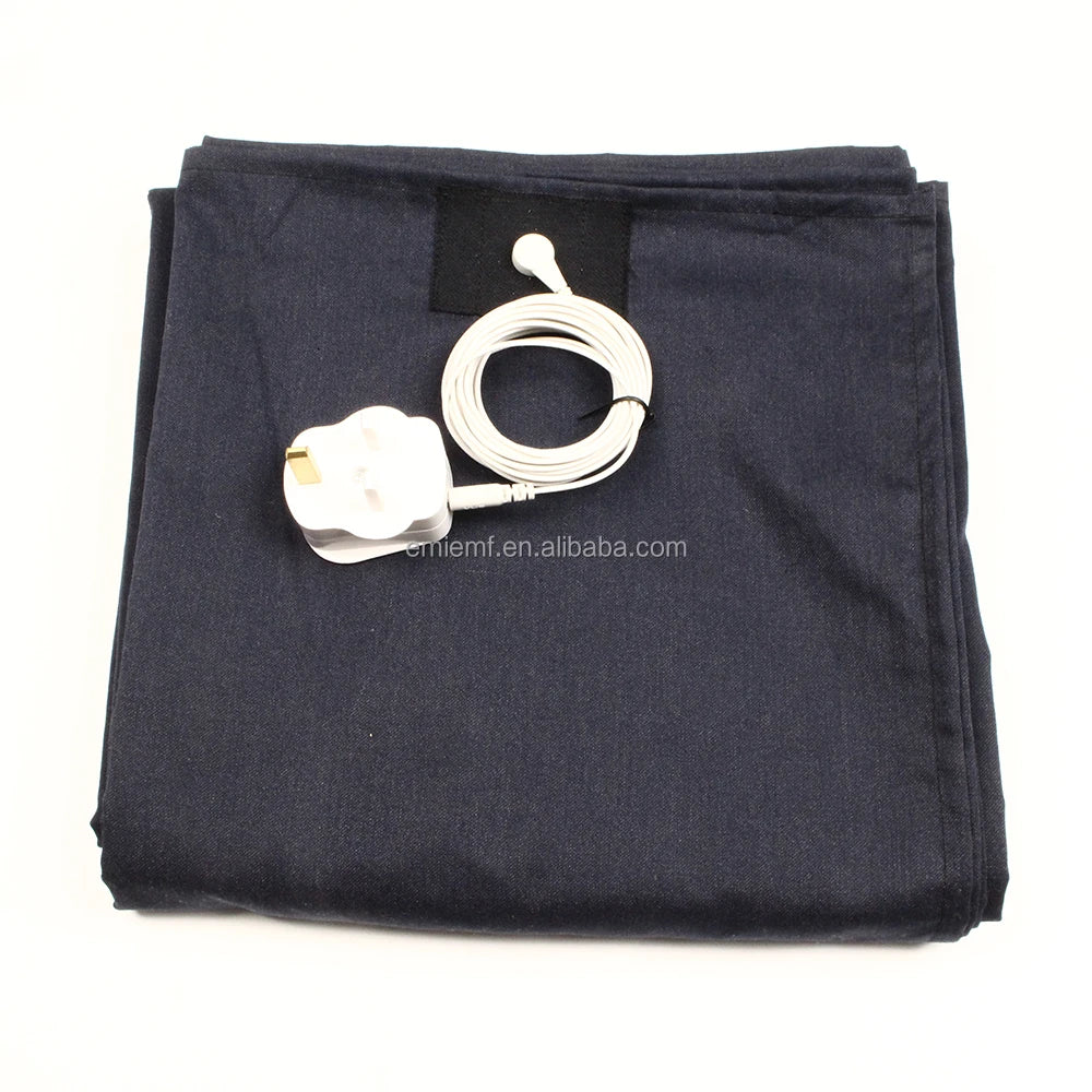 CONDUCTIVE Stainless Steel Earthing Bed Sheets (216x216cm Size)