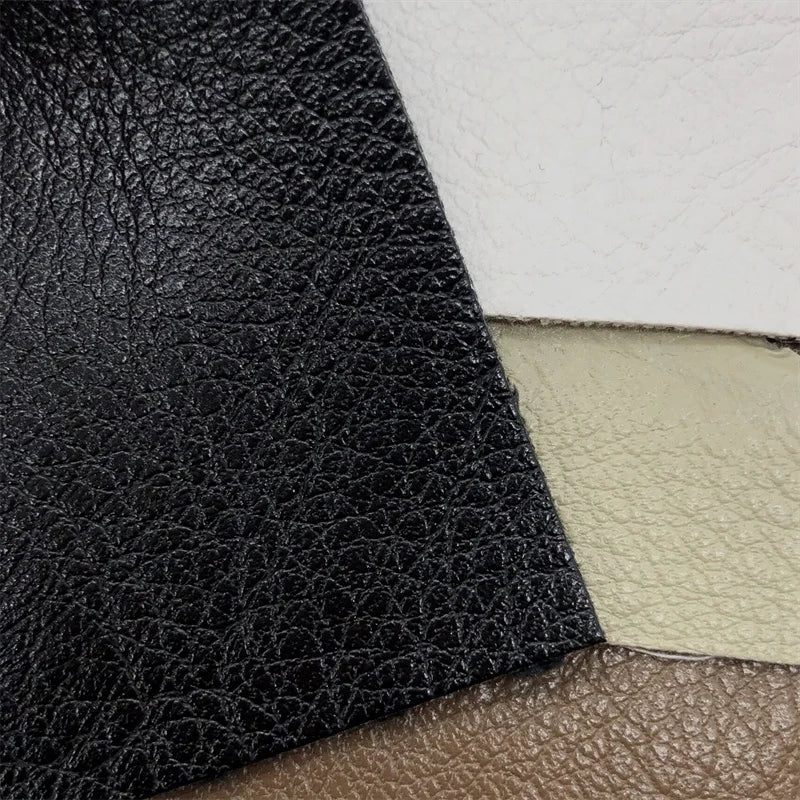 2024 Latest Fashion Shiny Synthetic Leather Fabric Leather for Men Jacket Heavy Leather