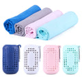 Custom Quick Drying Pocket Quick-Dry Towels Fast Dry Gym Microfiber Travel Face Cooling  Sports Towel  in Silicone Case