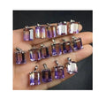 Hand Made Sterling Silver Fashion Healing Stones Crystal Jewelry  Natural Faceted Ametrine  Charm Pendant