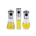 Fashion Design Kitchen BBQ Olive Oil Spray Bottle 100ml 200ml Oil Vinegar Dispenser Cooking Oil Spray Bottle Stainless Steel Cap