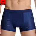 Hot selling Customized Men's Summer Ice Silk Breathable air Vents Mesh Boxers Boys Sports Comfortable Deodorant Underwear Shorts