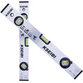 KSEBI Magnetic Spirit Levels With Three Vials Measuring Tool 12" 300MM Aluminum Alloy Plastic Film Packing