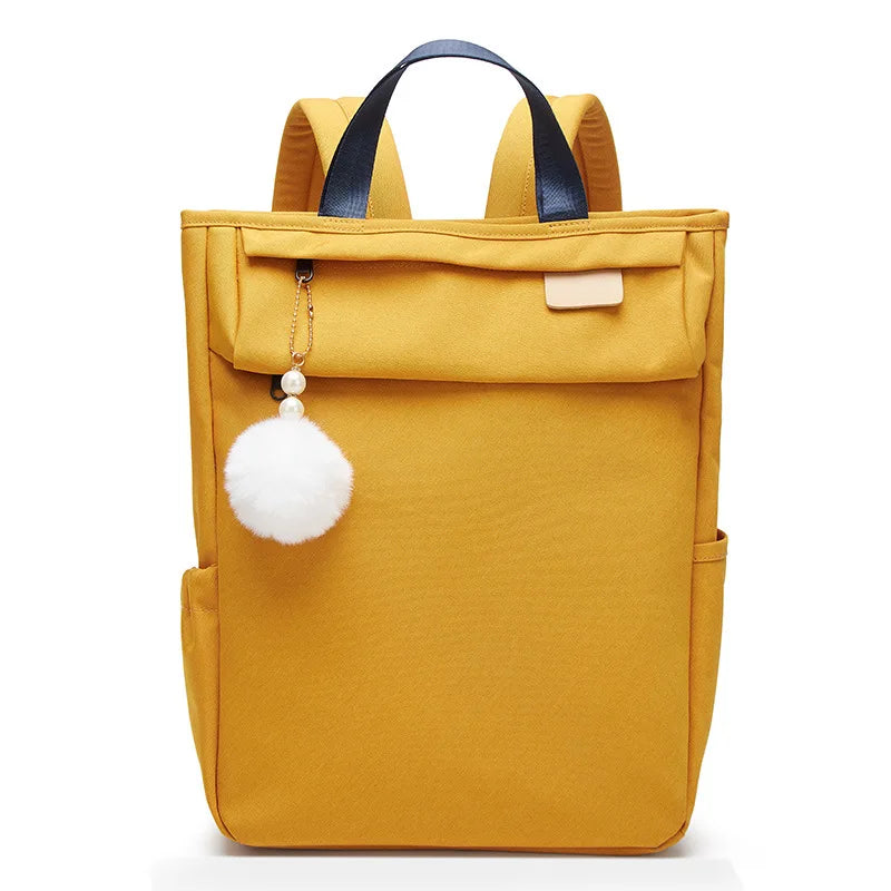 New Simple Multifunctional Large Capacity Portable Mummy Travel Backpack Canvas Baby Diaper Bag