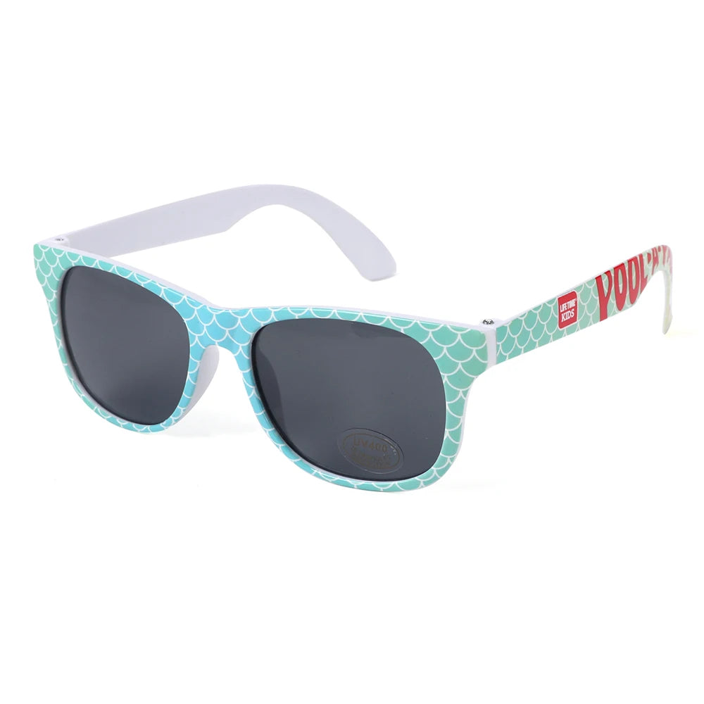 Fashion Vintage Boy Girl Sunglasses Customize logo Printing Children Outdoor Sun Shade Eyeglasses Round Frame UV400 Wholesale