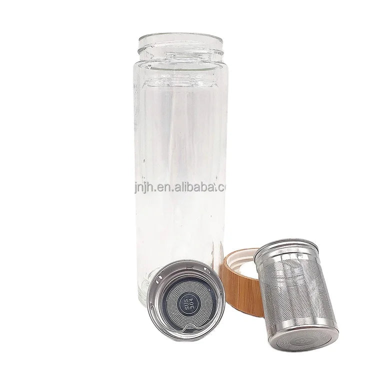 Tea Tumbler Loose Leaf Tea Infuser Herbal Green Tea Matcha Shaker Eco-Friendly Cold Brew