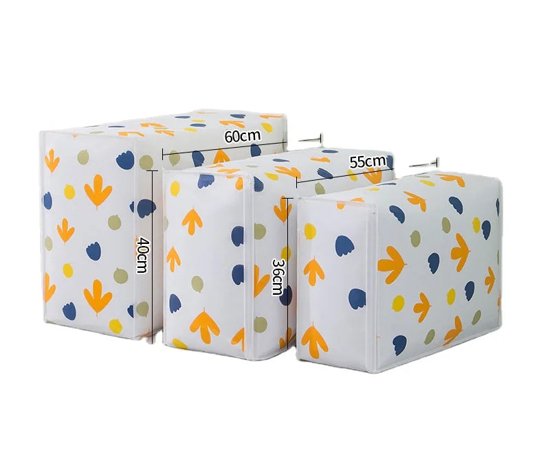Home PEVA Waterproof Storage Cloth Bags Folding Dirty Quilt Bag Laundry Storage Bag with Big Zize