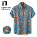 2025 Trending New Men Hawaiian Shirt - Oversized Polyester T-Shirt (Breathable/Streetwear/Short Sleeve)