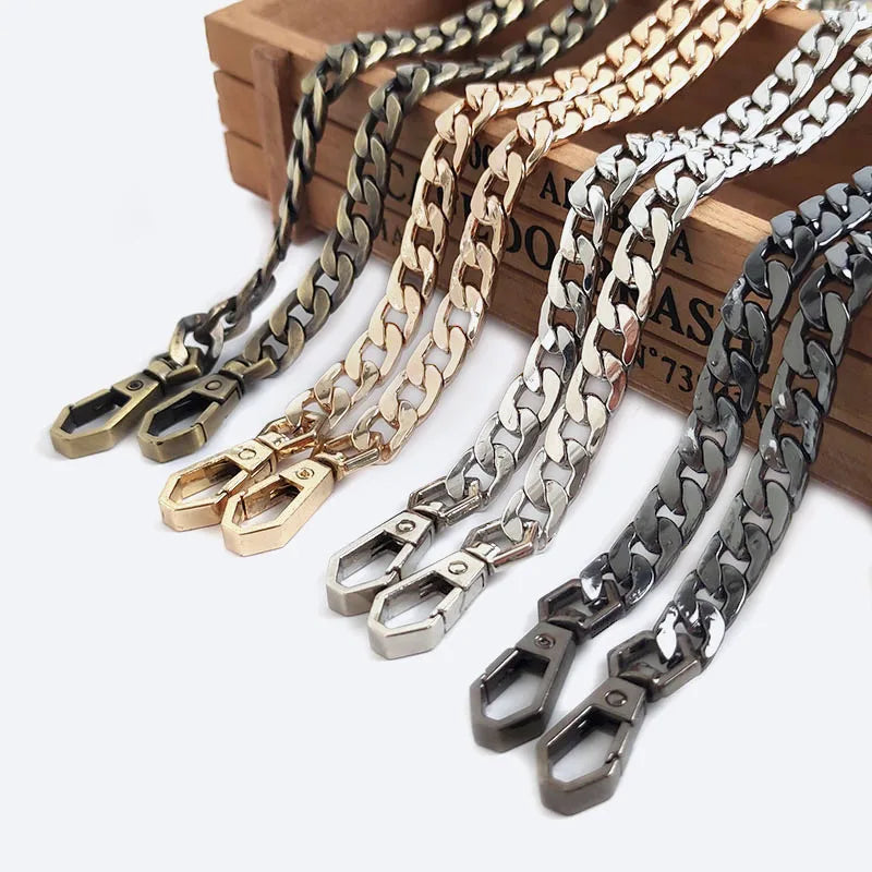 For Deepeel L1-62 120cm Metal Electroplated Handmade Hardware Chains for Women Handbag Shoulder Strap