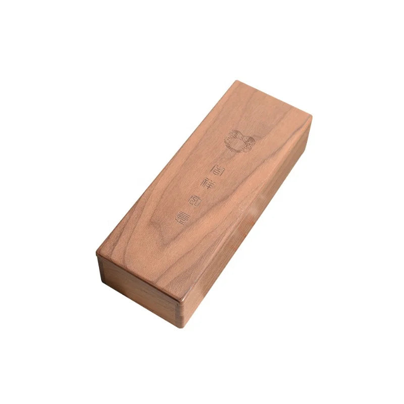 Custom Wood Material Bamboo Walnut Wood Cigar Storage Box Lid with Hand Packaging Wooden Box