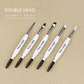 Portable Double Head Makeup Brush Cover Multi-Functional Makeup Brushes for Concealer Lips Lip Balm Lip Gloss Cosmetic