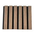Modern High Density Natural Oak Decorative Wood Slats Wall Panel New Popularity Hotels Schools Apartments Hospitals Warehouses