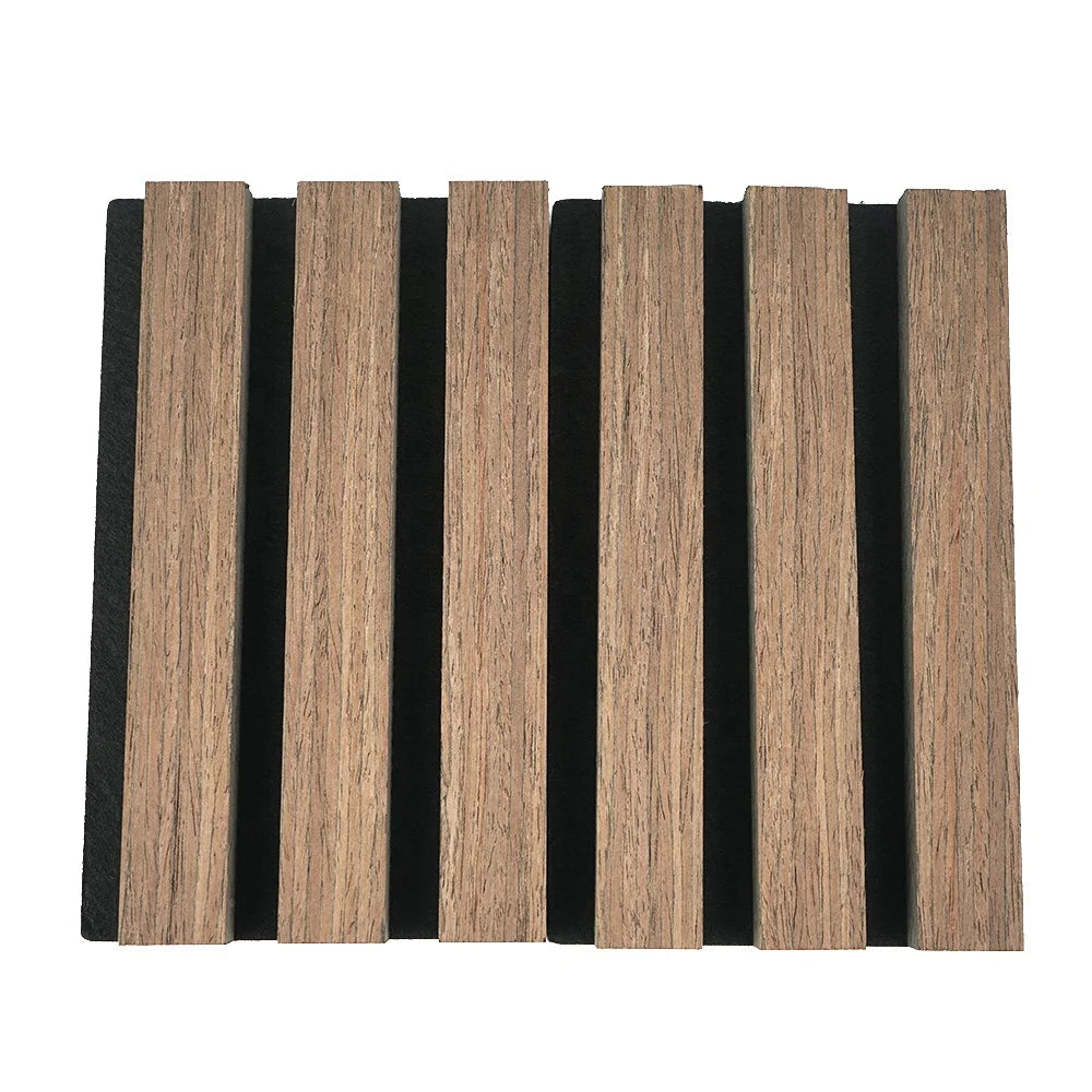 Modern High Density Natural Oak Decorative Wood Slats Wall Panel New Popularity Hotels Schools Apartments Hospitals Warehouses